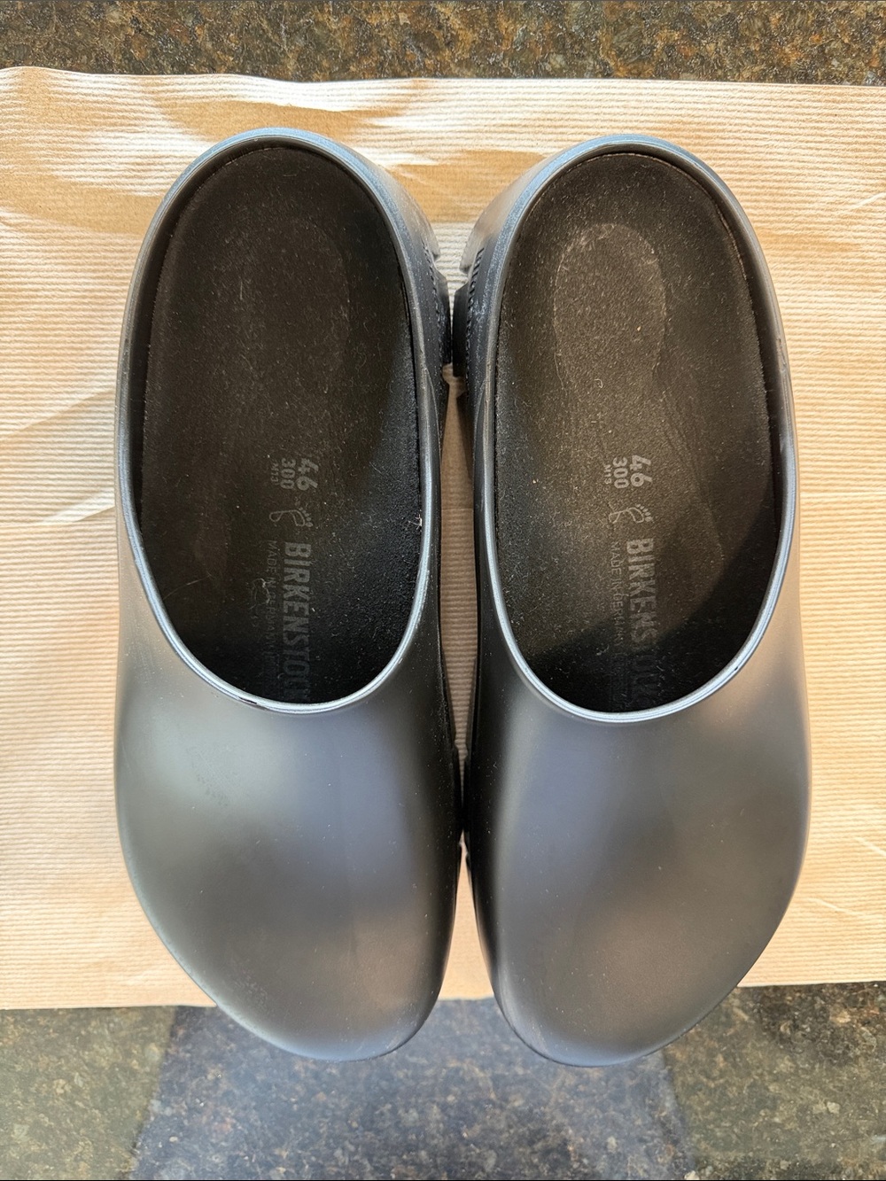 Birkenstock Black Slip-On Clogs